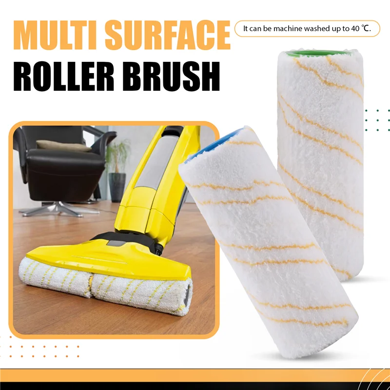 A35R 2 قطع بكرات ل Karcher FC5 FC7 FC3 FC3D منظف الأرضيات الكهربائية استبدال بكرات 2.055-006.0