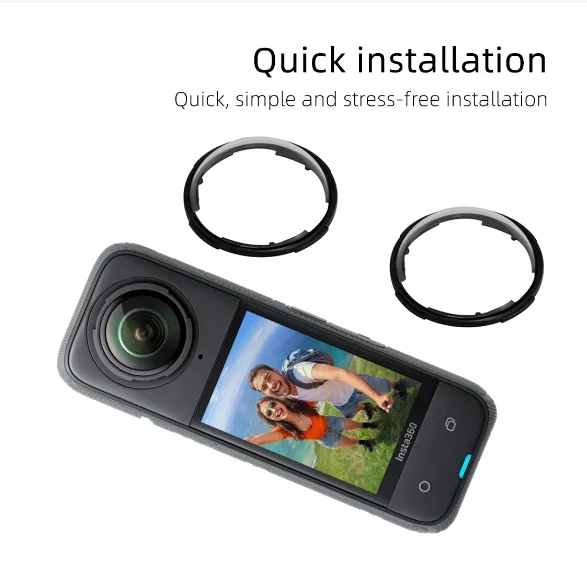 Lens Guard For Insta360 X4 Sports Camera Rotating Optical Tempered Glass/PC Lens Protective lens guards Accessoriess