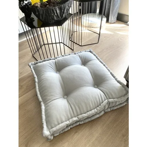 Cotton Shop Gray Biscuit Floor Cushion & Pallet Cushion