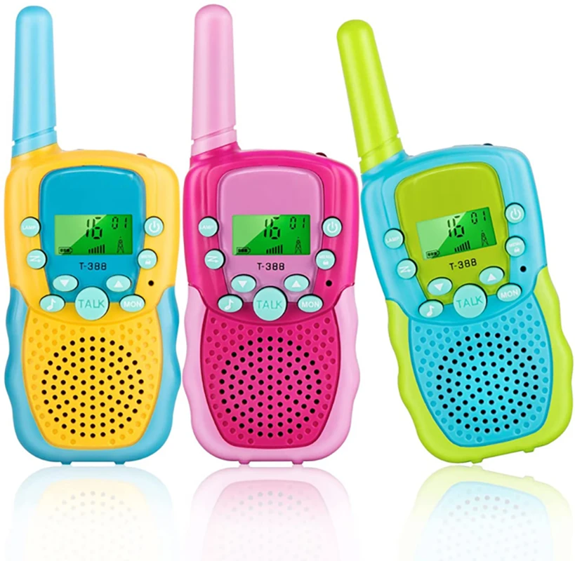 Walkie Talkies for Kids, Gifts for Kids, Toys for Boys and Girls Ages 3-12, 2 Pack Long Range, Outdoor Play, Family Games, Hikin