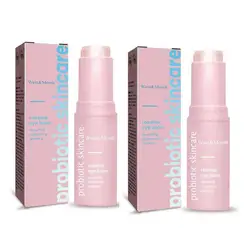 2PCs Women Extra Renewing Rosehip Eye Balm Hydrating Eye Stick Lifting Moisturizing Balm Stick Fade Fine Lines Anti-Puffiness