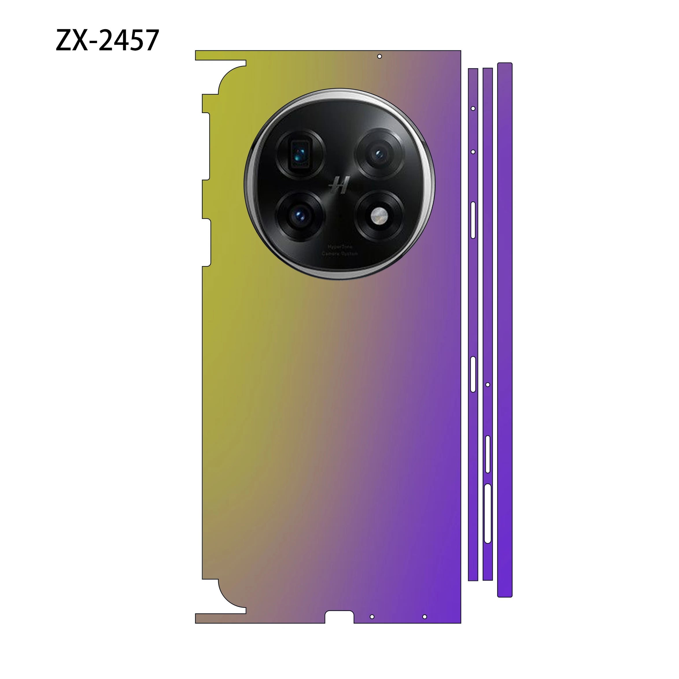 

New Skin Wrap Sticker For OPPO Find N6 N5 N3 Back+Hinge +Side Full Cover Film back film For For OPPO Find N