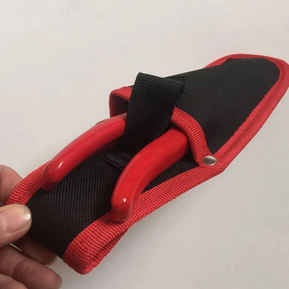 

2Pcs Garden Tool Pouch Canvas Scissors Cover Lightweight Large Capacity Professional Pruner Shears Case for Salon Barber Stylist