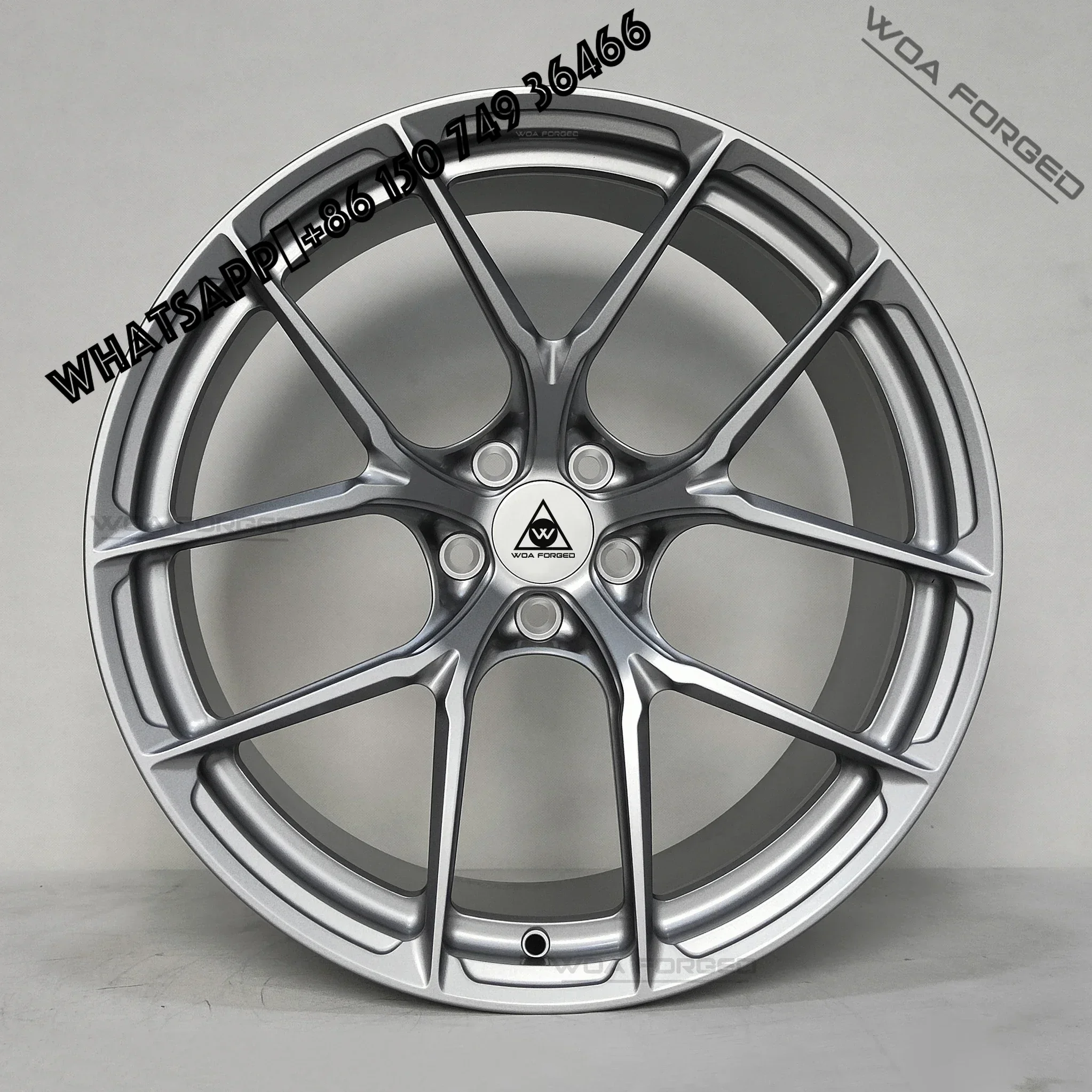 

6061-T6 Gun Grey Single-piece Forged High Quality Forged Lightweight P101SC Five-spoke Wheel Hub Car Forged Wheels Alloy Aluminu