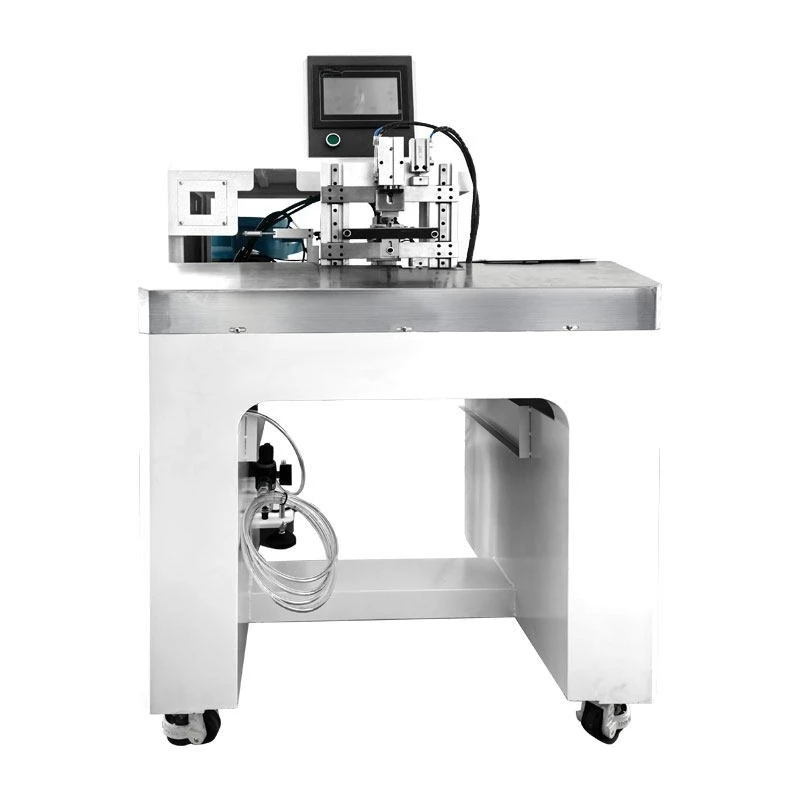 Semi-automatic glue shell inserting machine, terminal wire automatic glue shell inserting machine