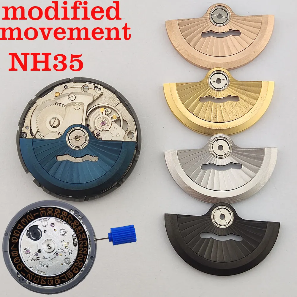 자동 해머 로터 NH35 NH36 NH35 NH36 NH70 NH34 4R 7S26 무브먼트 진자 무게 시계 기계 수리 부품 수리