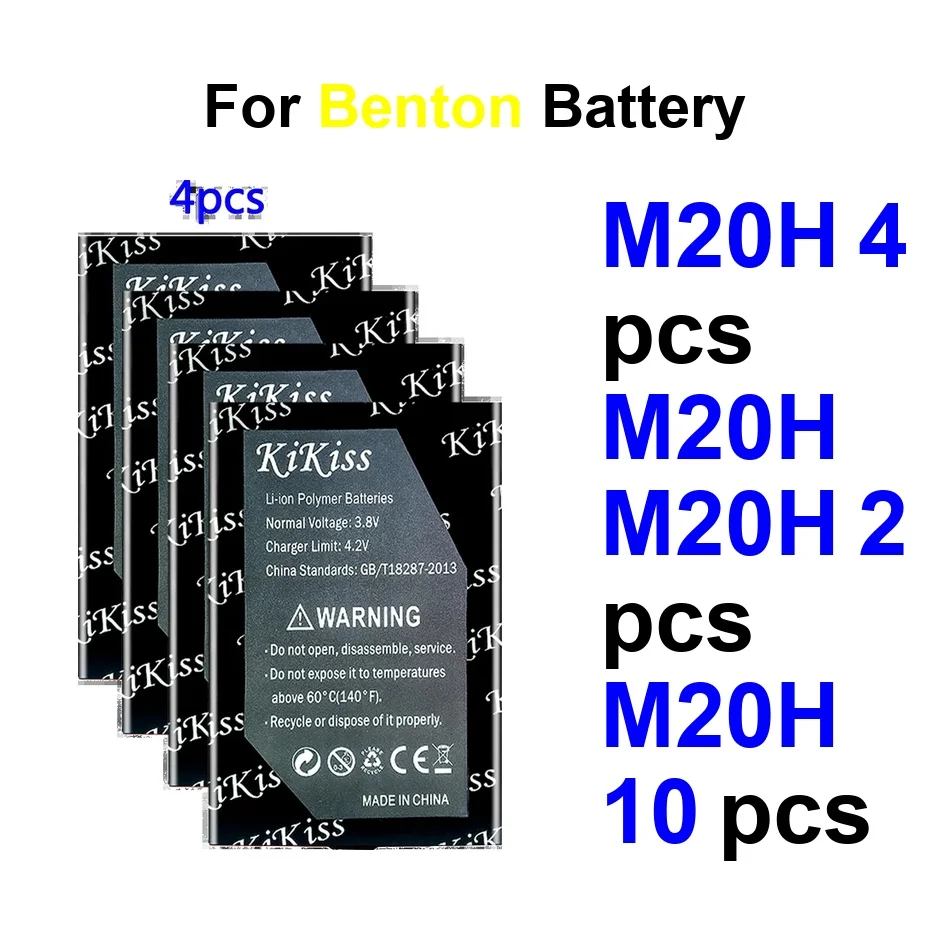 

Аккумулятор премиум-класса M20H, 10 шт., 2400-3900 мАч, для Benton GM100, M100a, M100b, M100c