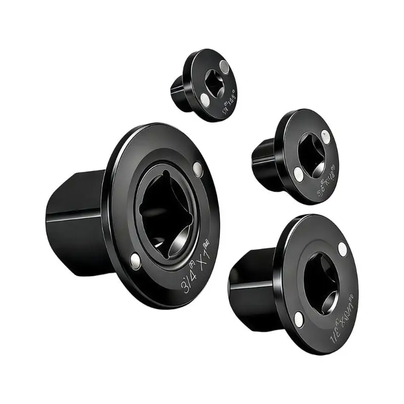 

4 шт., сверхмощный низкопрофильный набор адаптеров для гнезд, вставной привод, уменьшающий храповой адаптер, адаптер для тяжелых