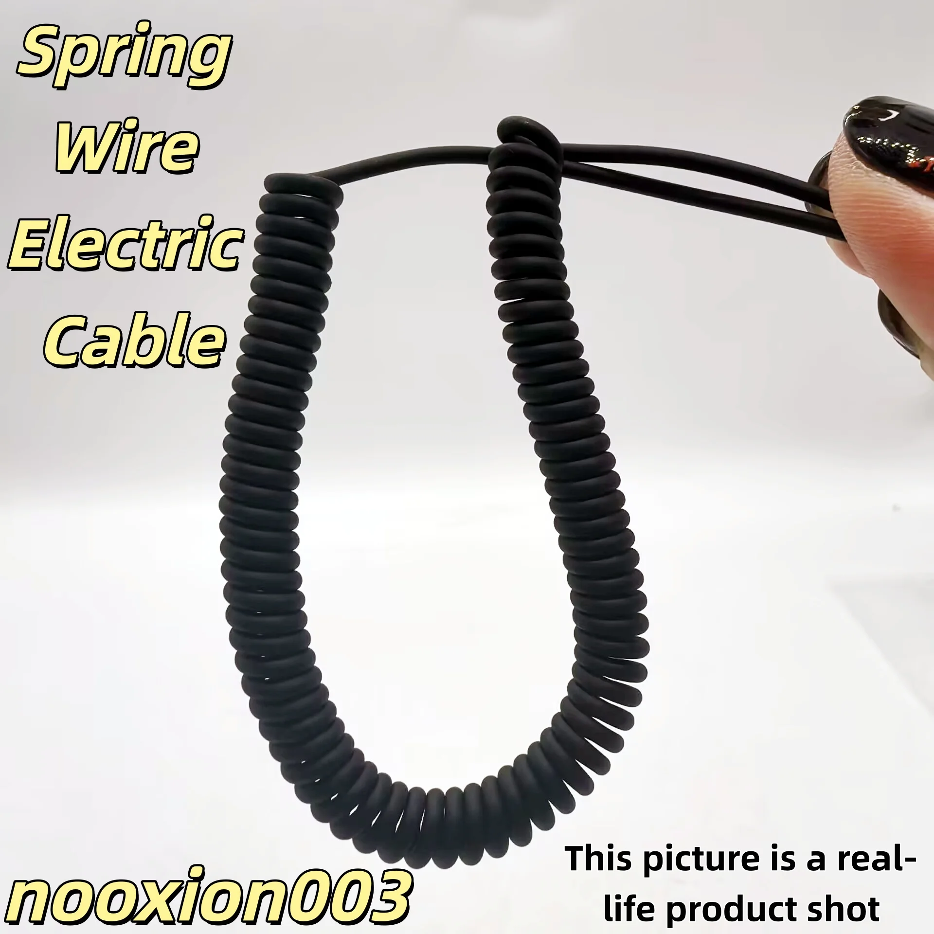 1 pcs RC FuryBear Spring Wire Electric Cable for 1/14 Tamiya RC Truck Radio Control Car DIY