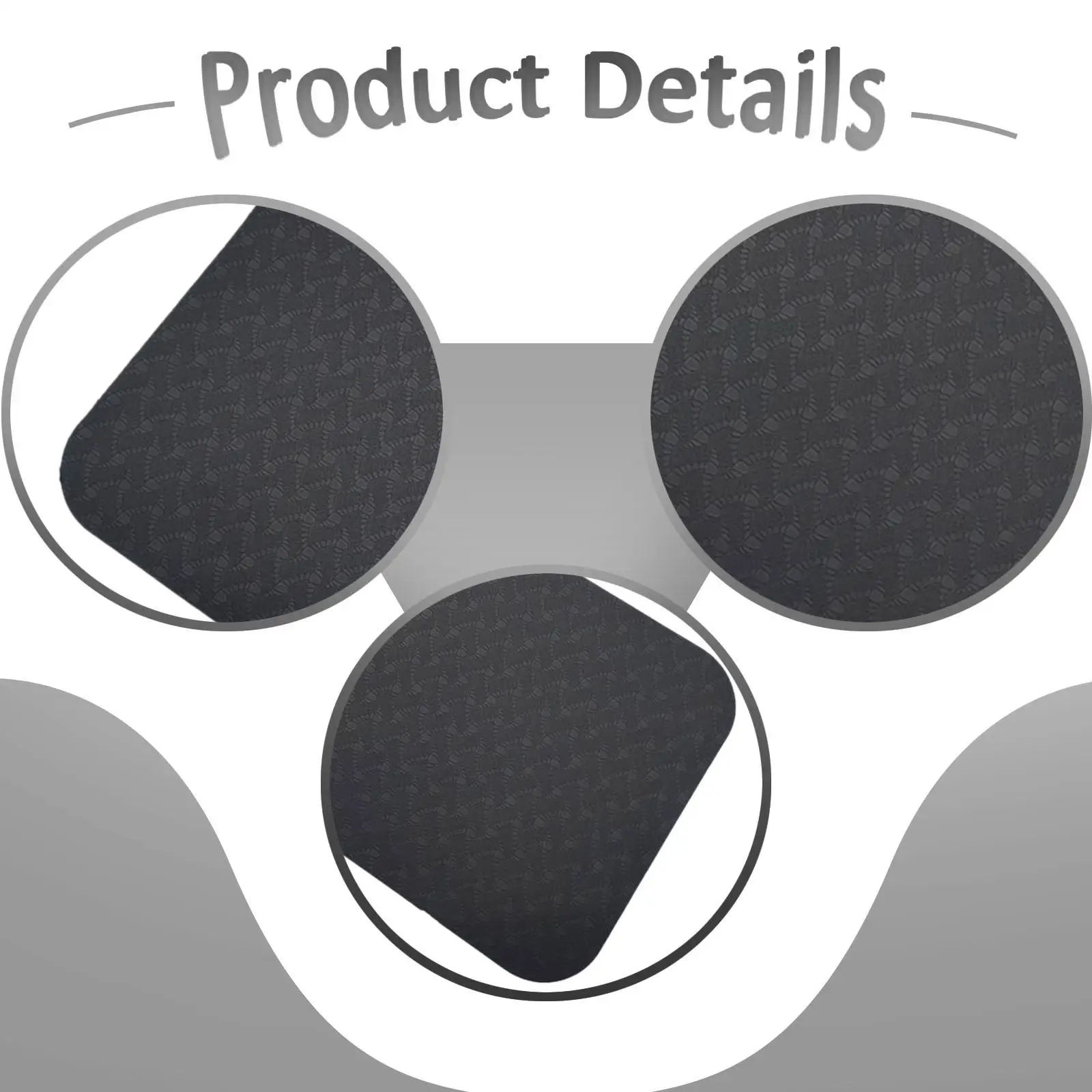 

2 коврика для пилатеса и йоги, компактные портативные практичные коврики с дополнительной подкладкой, универсальные коврики для пилатеса для тренировок в студии