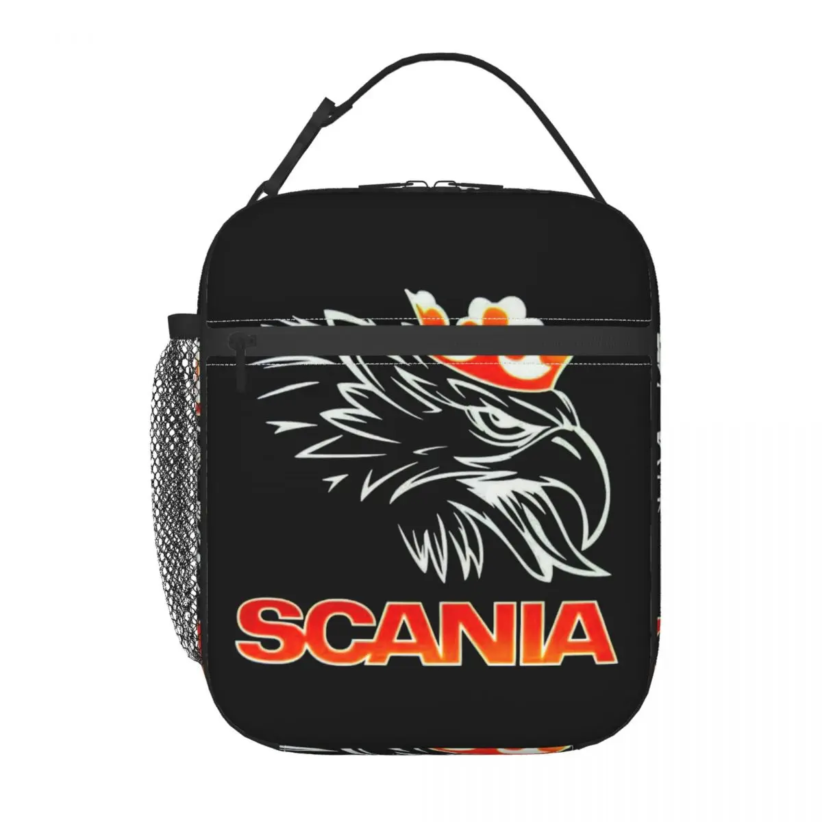 

Scanias Print Thermal Insulated Lunch Bag Women Portable Lunch Tote for School Office Outdoor Storage Food Box