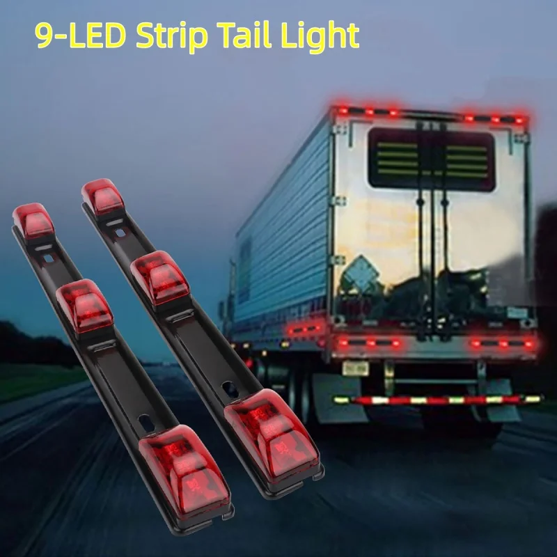 12V Red 9-LED Strip…