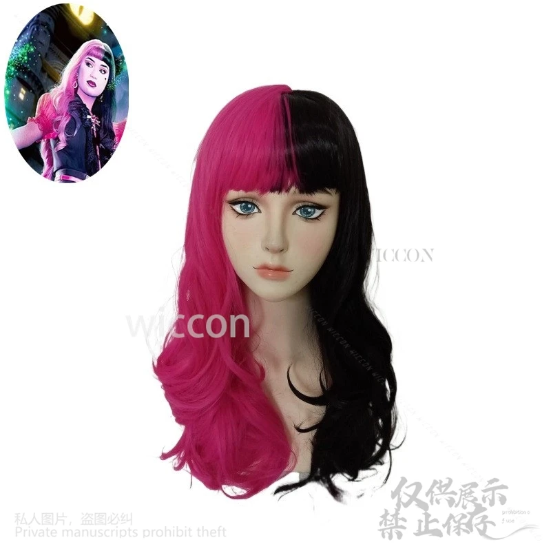 Anime Movie Monster Cosplay Dress High Girl Draculaura Costume Lolita Cos Pink Black Wig Halloween Women Fancy Roleplay Outfit