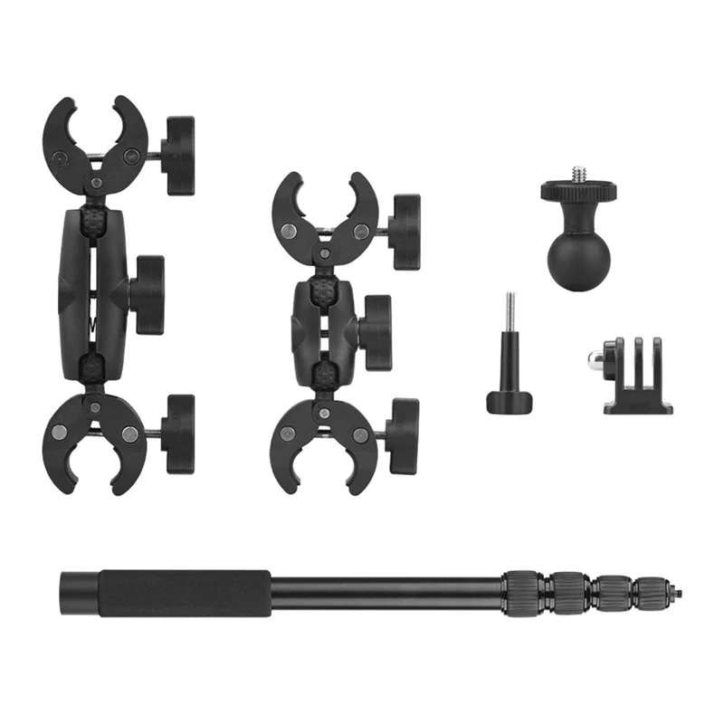 

A32T-Sports Camera Accessory Kit For Insta360 DJI Gopro Panoramic Selfie Stick For Gopro DJI Monopod Mount Bracket Accessory