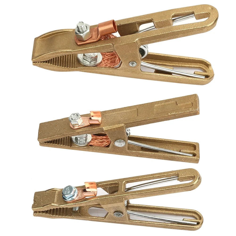 260/300/500A Brass Material A Shape Ground Welding Earth Clamp for Welding Machine Welding Earth Clamp