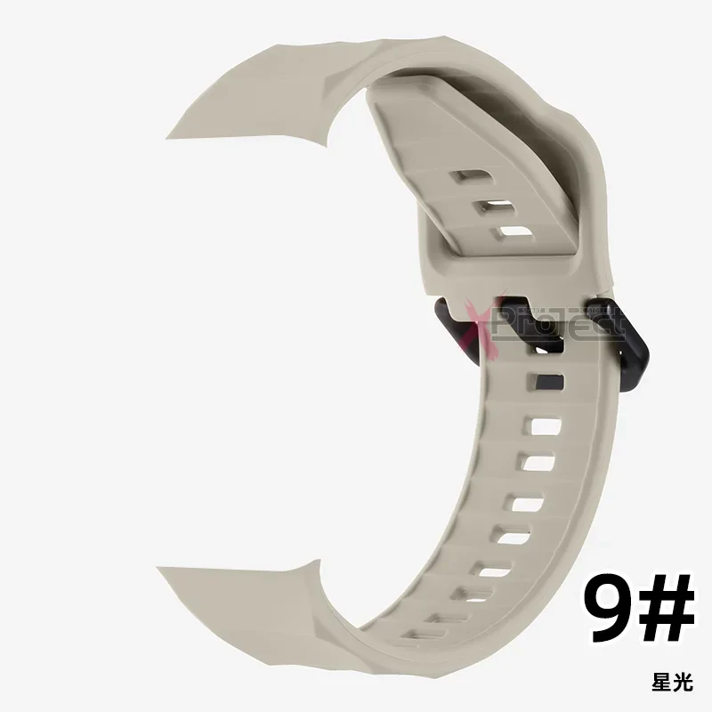 حزام سيليكون للساعة الذكية ، سوار سيليكون مموج ، حزام تموج ، إكسسوارات ساعة ذكية ، HK9 PRO PLUS ، HK9 ، 2 واحد ، HK8 PRO MAX #4