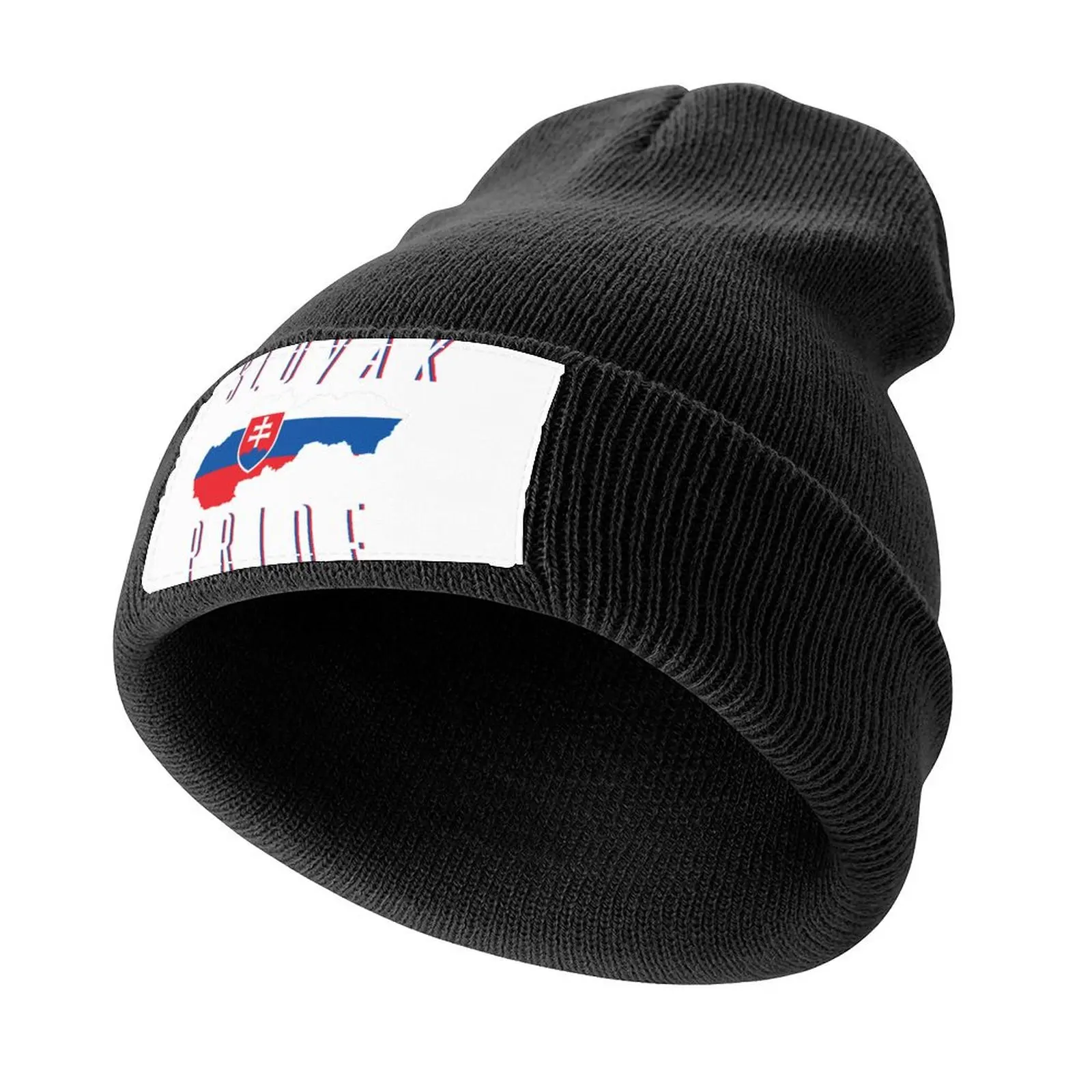 

Slovak Pride Flag Of Slovakia Knitted Cap Sunhat dad hat Women Caps Men's