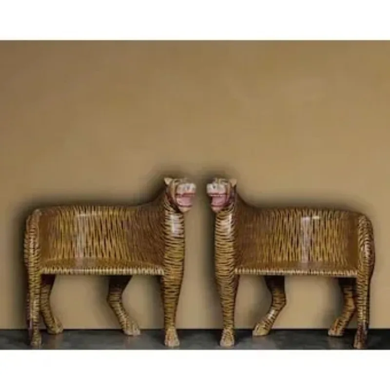 

Vintage Hand Painted Single Sofa Retro Style Living Room Furniture