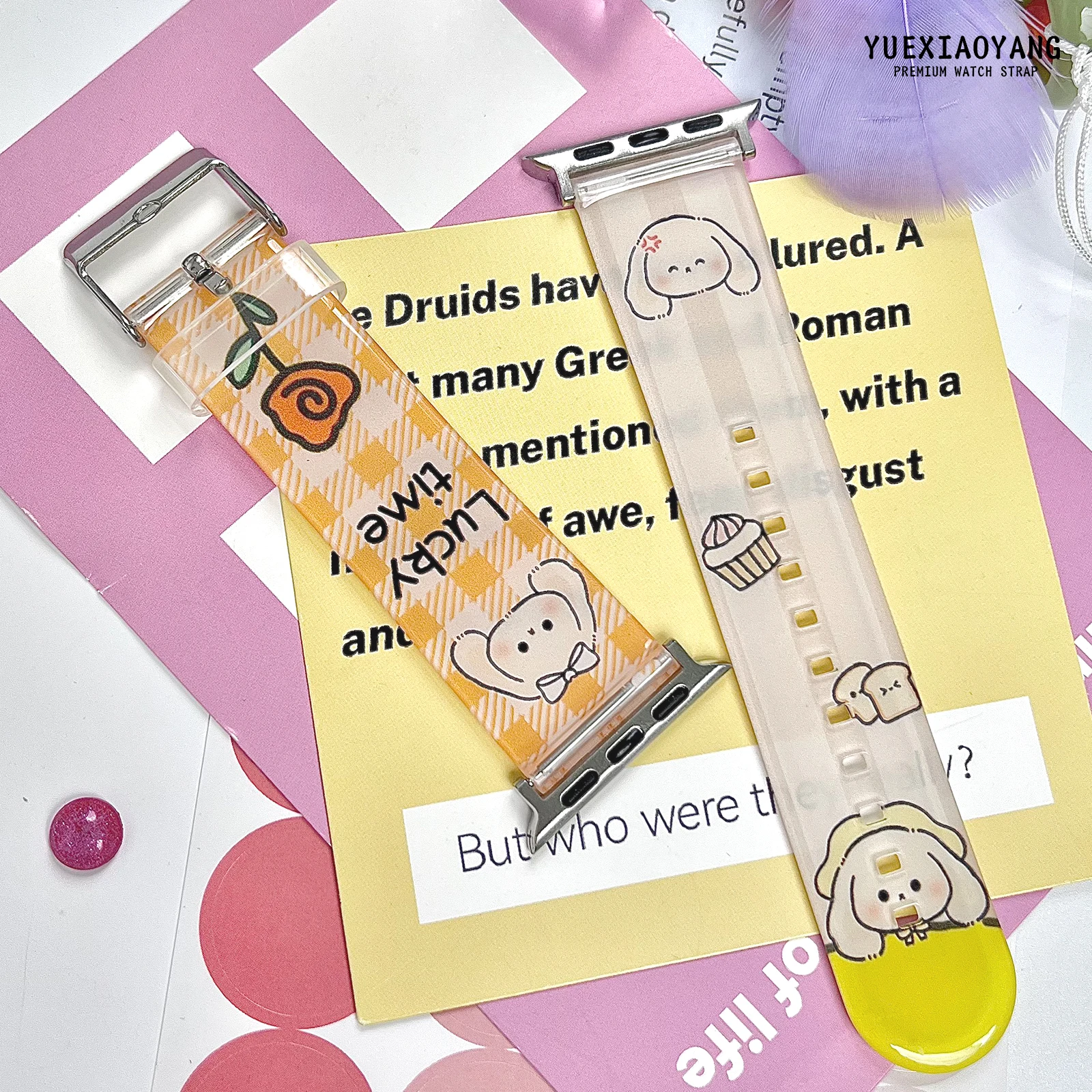 

Fun Series Watch Bands, Compatible with Apple Watch Series 10/9/8/7, Interchangeable Bands, Fits iWatch 42mm/41mm/40mm Models