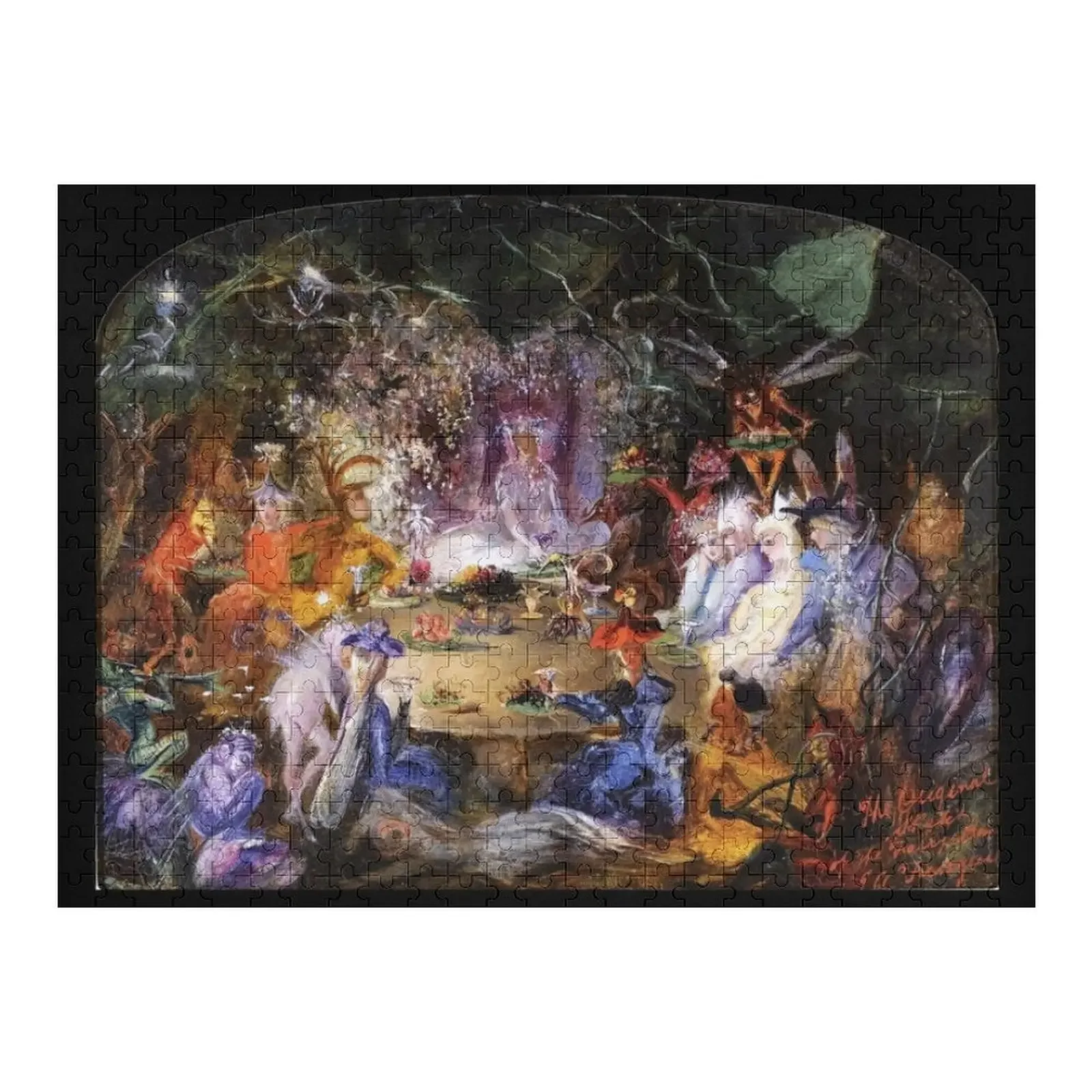 

FAIRY BANQUET Wood Fairies Jigsaw Puzzle Customizable Child Gift Personalized Personalised Name Wood Animals Puzzle