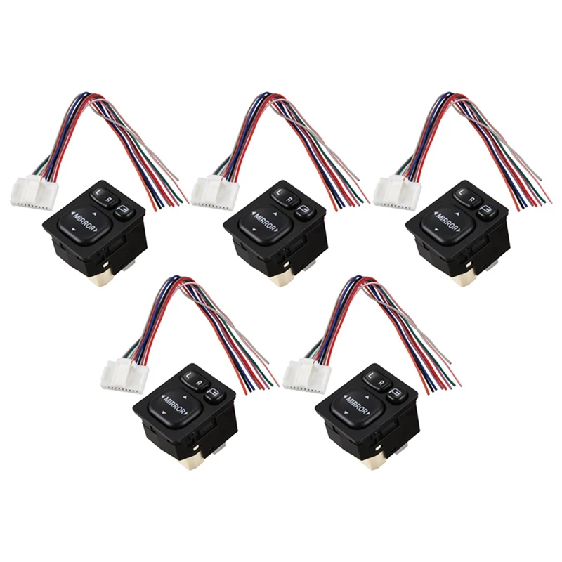 

5X New Door Mirror Folding Switch Fit For Toyota Camry Vios Rav4 Scion Lexus 84872-52040