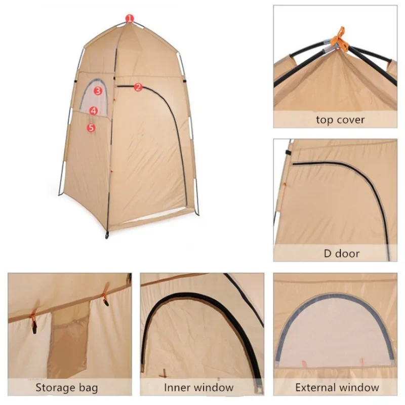 YOUSKY One Person Outdoor Sunshade Multifunctional Tent Bathing Fishing Camping Tent Free Delivery