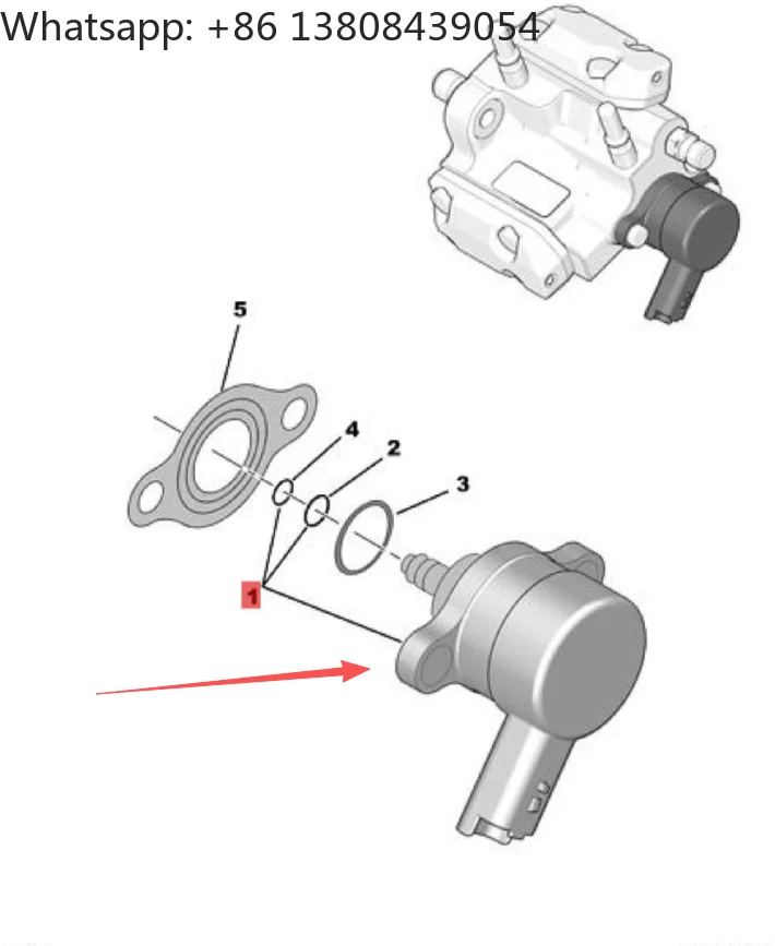 OE 193338 0281002493 0281002872 1933.38  Fuel Pressure Regulator Pump Sensor for Peugeot  206 307 406 Citroen C5
