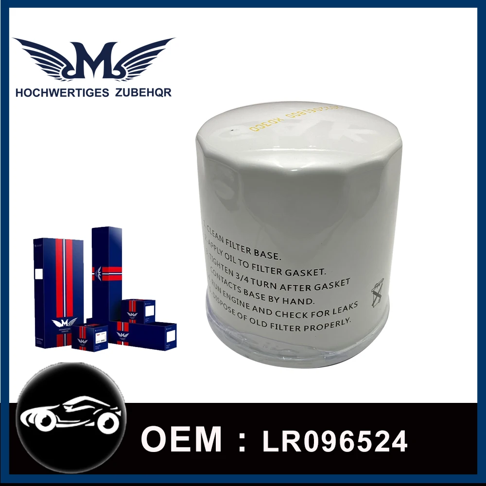 

M Brand LR096524 For Land Rover Oil Filter for Discovery Sport LR2 Range Rover Evoque2.0L 4C ylinder Petrol Gas Engine LR025306