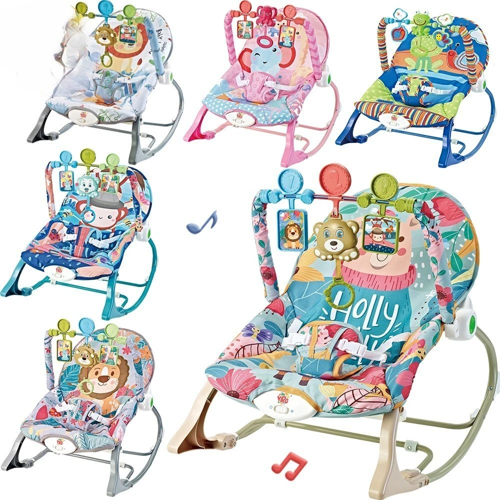 Baby Musical Rocking Chair  Infant Rocker to Toddler Baby Toy  Jump Bouncer Chair  Kids Swing Chairs