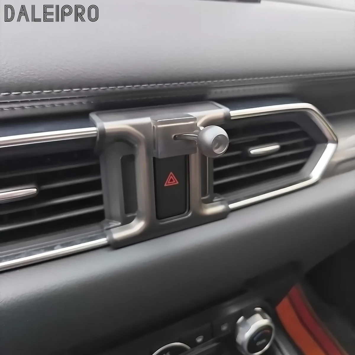 Maßgefertigte Magnetische Handyhalterung mit Luftstromkühlung für Mazda CX5 KF 2017-2023 2024 2025 CX-5, 360° Drehbar ° Schwenkbare Halterungsbasis – Detail 6