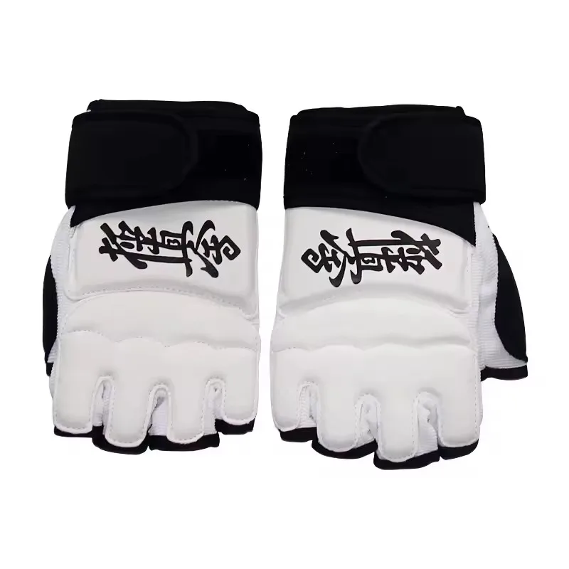Kyokushin Half Finger Karate Fighting Training Taekwondo Hand Guard Taekwondo Practice Gloves Suitable for Men and Women
