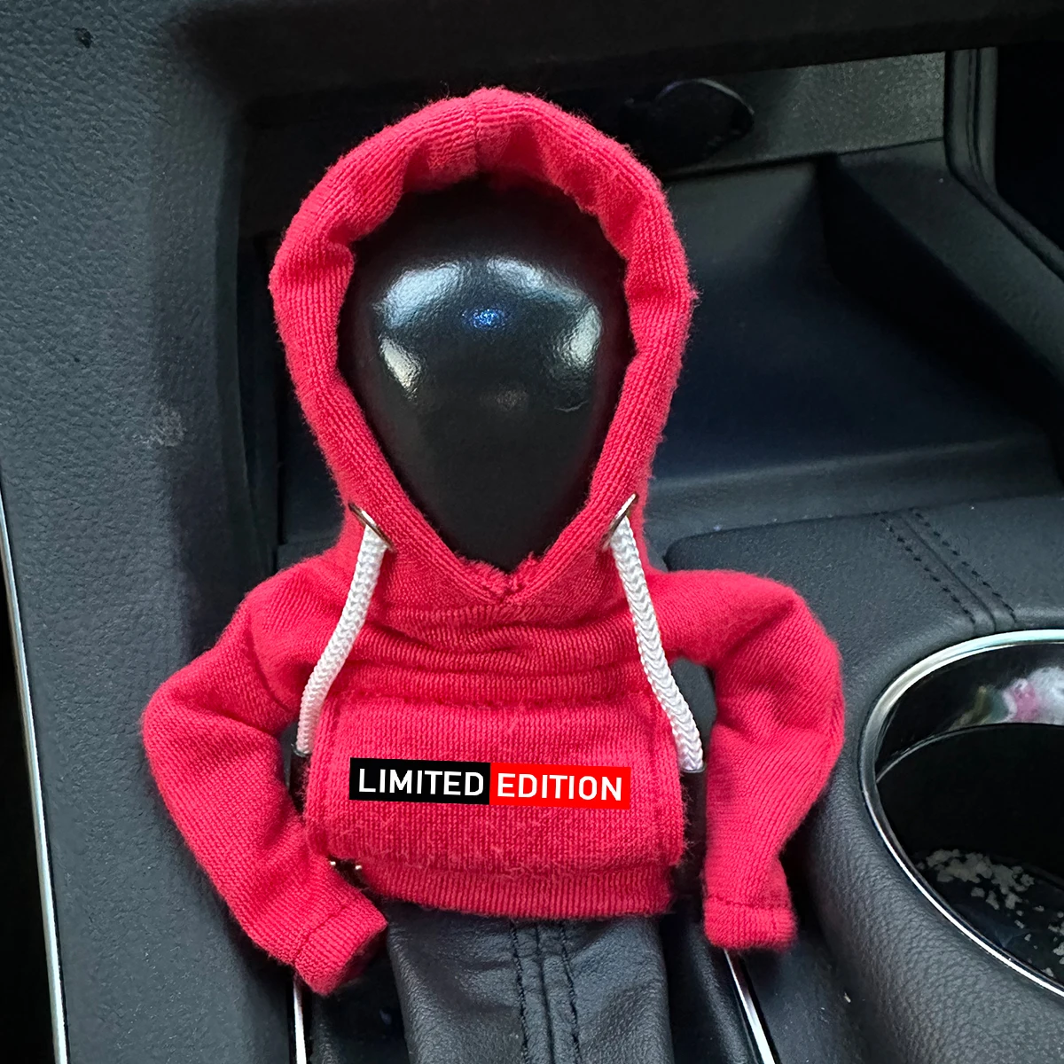 1pc Car Gear Shift Knob Cover Hoodie Sweatshirt Gear Stick Cover For Toyota Lexus Nissan For Chevrolet Hyundai KIA