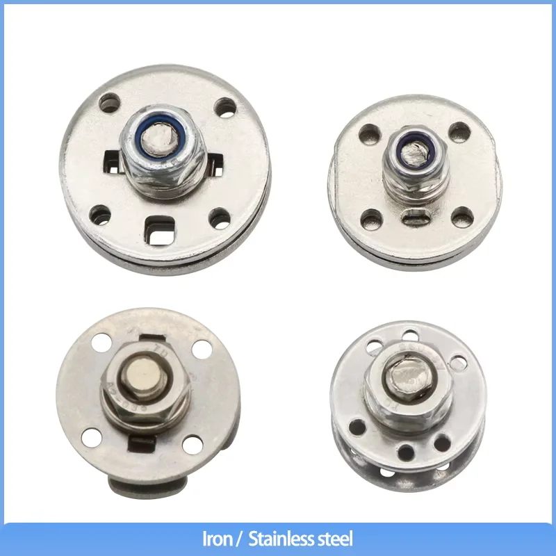 

Heavy-Duty Machine 360-Degree Free-Stop Disc Damping Pivot Stainless Steel or Iron Hinge with Adjustable Torque