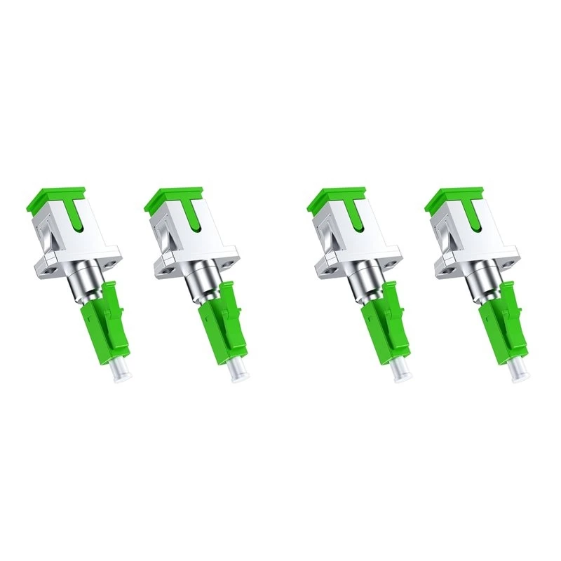 IDUD Fritzbox SC/APC Female To LC/APC Male Singlemode, Fibre Optic Coupling Loss Under 0.2 DB,Fast (Pack Of 4)