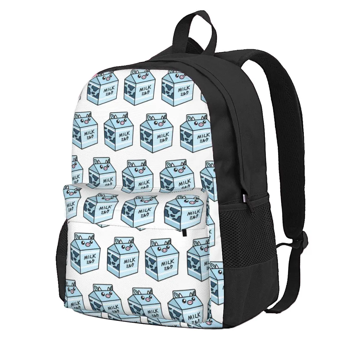 

Japanese Kawaii Milk Student Backpack School Bag Hiking Travel Daypack for Men Women Fashion Bookbag Shoulder Bags