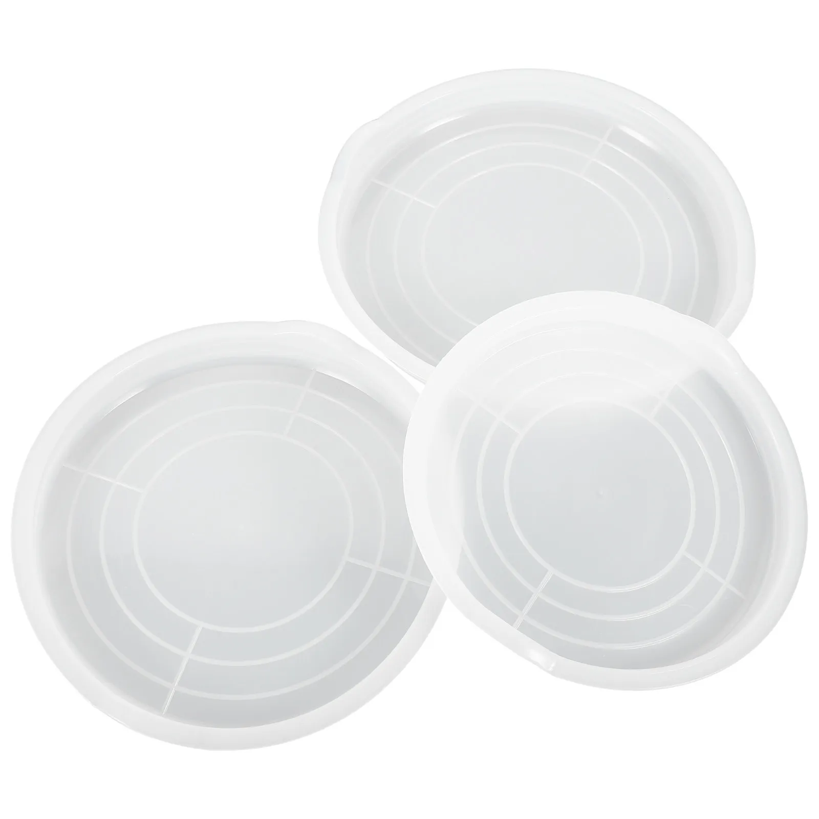 3Pcs Plastic Bowl Cover for Mixing Bowls Strong Non-Deformable Design Long Term Freshness in Kitchen Storage and Dining