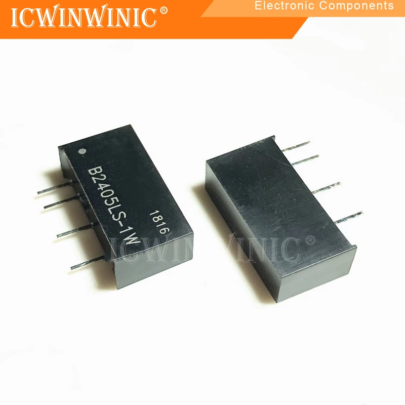 1piece Isolated step-down DC-DC power module B2405S-2W 24V to 5V with protection