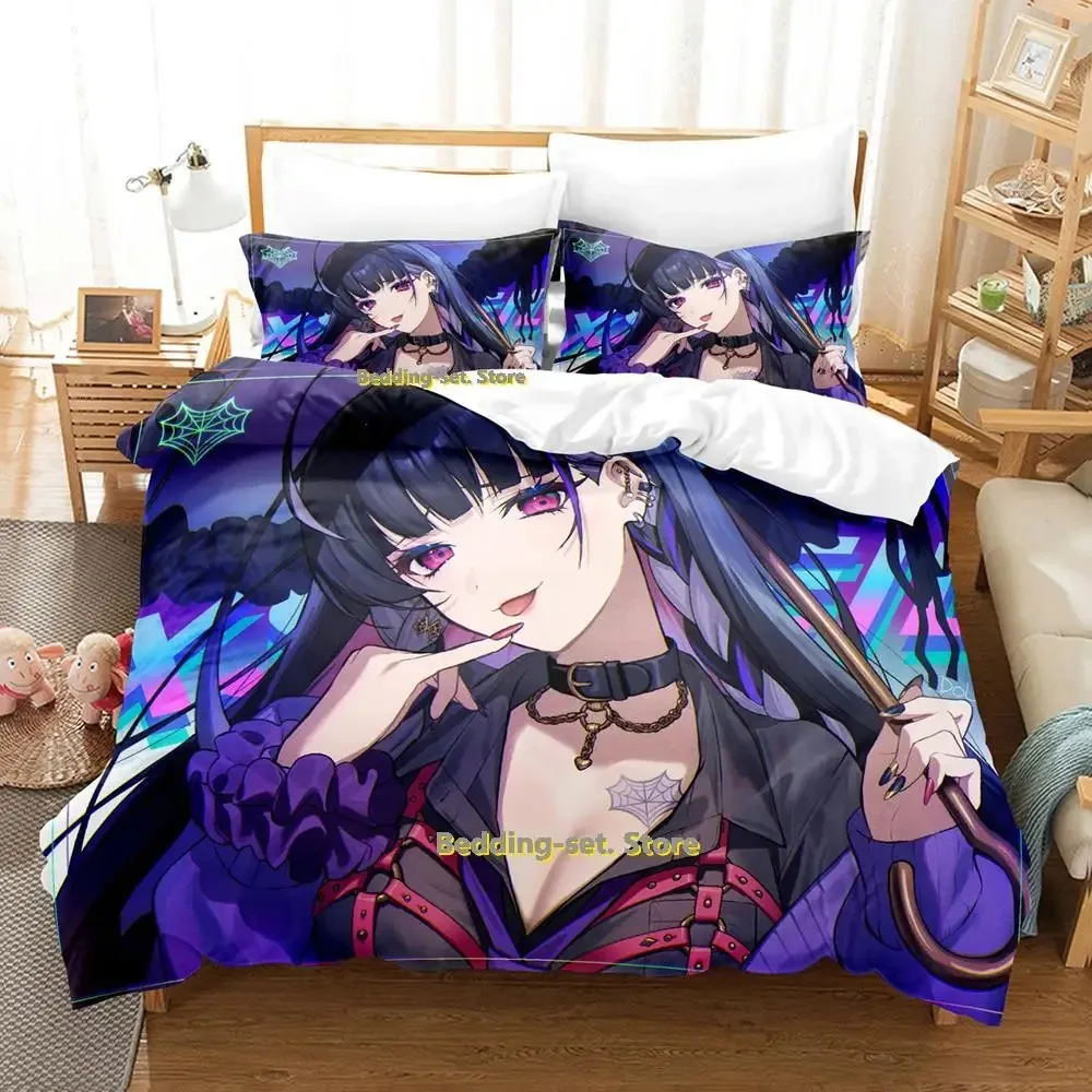 

Meloco Kyoran Bedding Set Single Twin Full Queen King Size Bed Set Adult Kid Bedroom Duvetcover Sets Anime parure de lit Bed