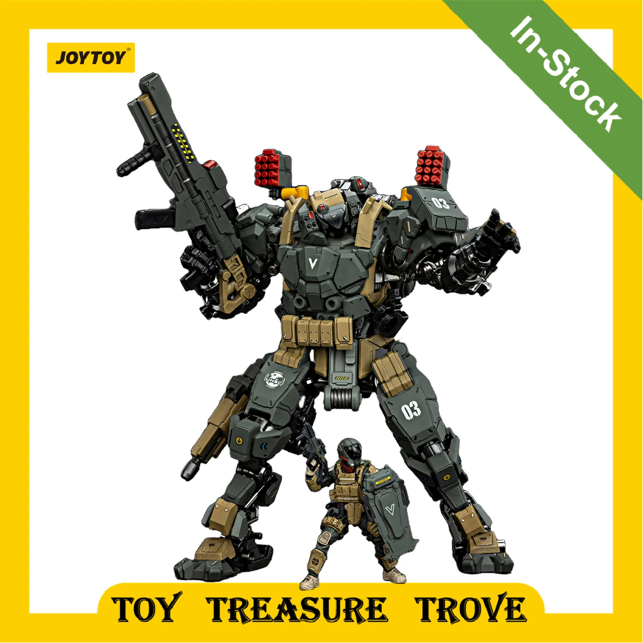 [متوفر] ألعاب مجسمة عسكرية من JOYTOY 1/18 على شكل طاغية 03 من النوع التكتيكي