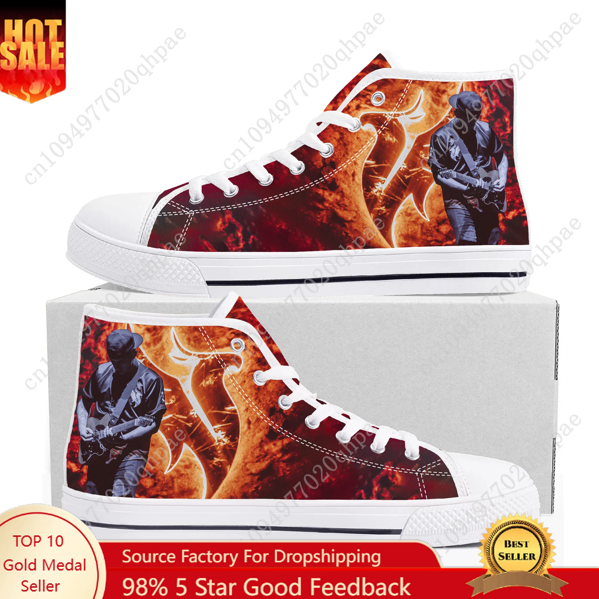 

Illenium High Top Sneakers Mens Womens Teenager High Quality Canvas Sneaker 3D Print Casual Couple Shoes Personalized Shoe