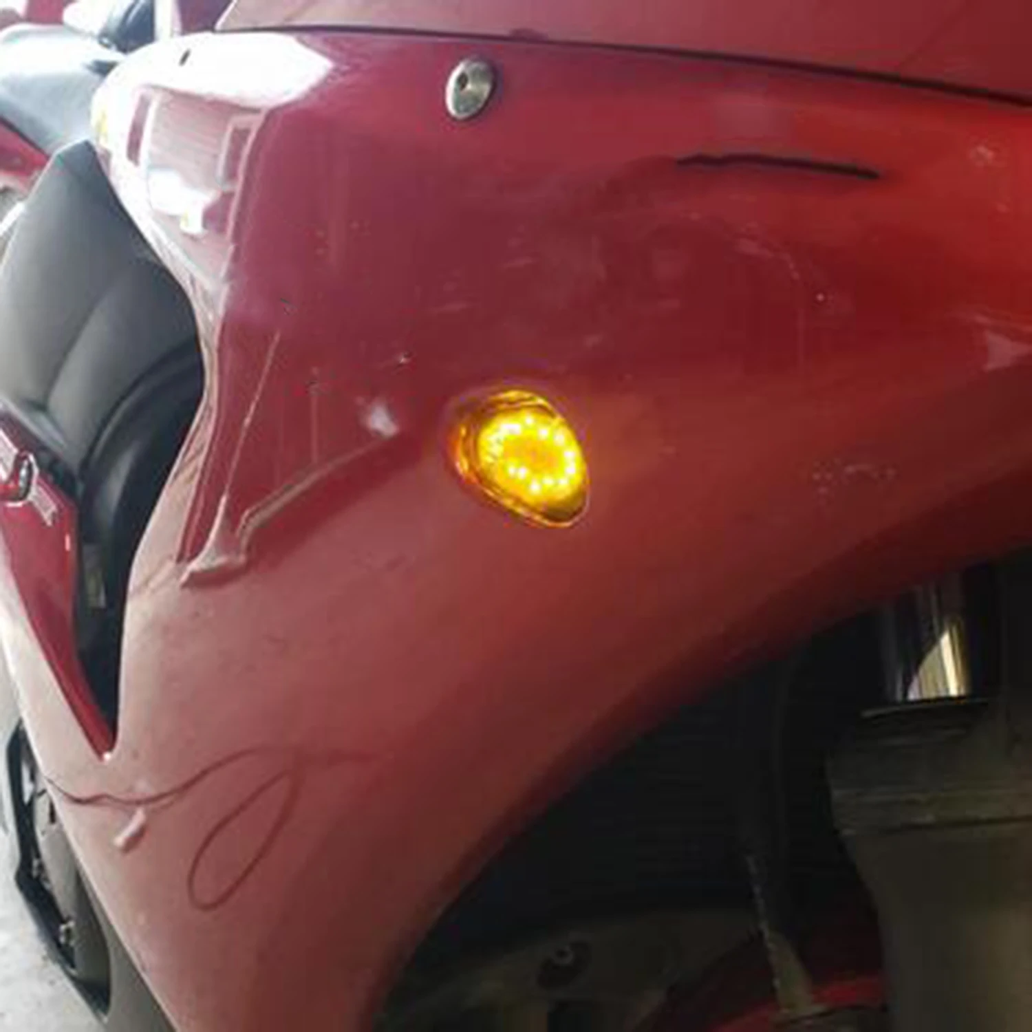 Smoke Lens Turn Signal Light Lamp Indicator Flush Mount For Yamaha YZF R1 R3 R6 R6S FZ1 FZ6 FZ6R FZ07 FZ08 FZ09 MT-07 MT-09