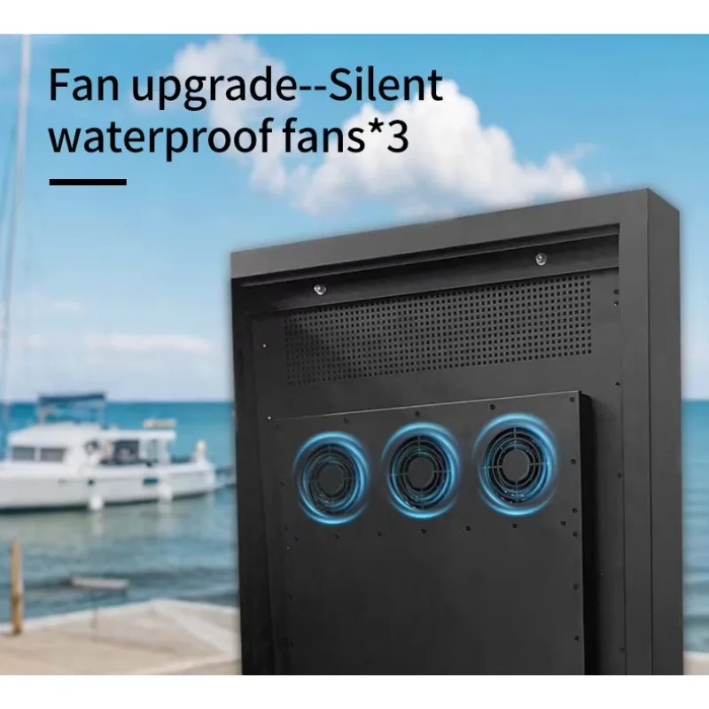 Modern Style 55 Inch Outdoor Waterproof Digital Display Floor Stand Kiosk LCD Video Display for Menu Board Outdoor Kiosk