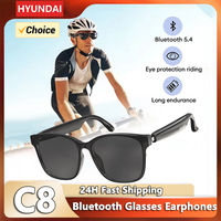 Choice HYUNDAI C8 Bluetooth 5.4 Glasses Earphones with HD Mic Driving Sunglasses Multi-function keys Related Models Lenovo C8