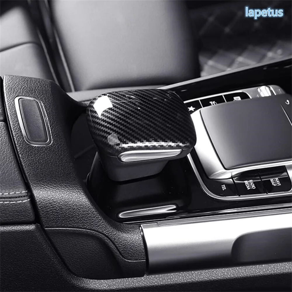 Center Console Gear Shift Head Knob  Decor Frame Cover Trim For Mercedes Benz W247 GLB200 GLB180 GLA200 EQB EQA Car Accessories