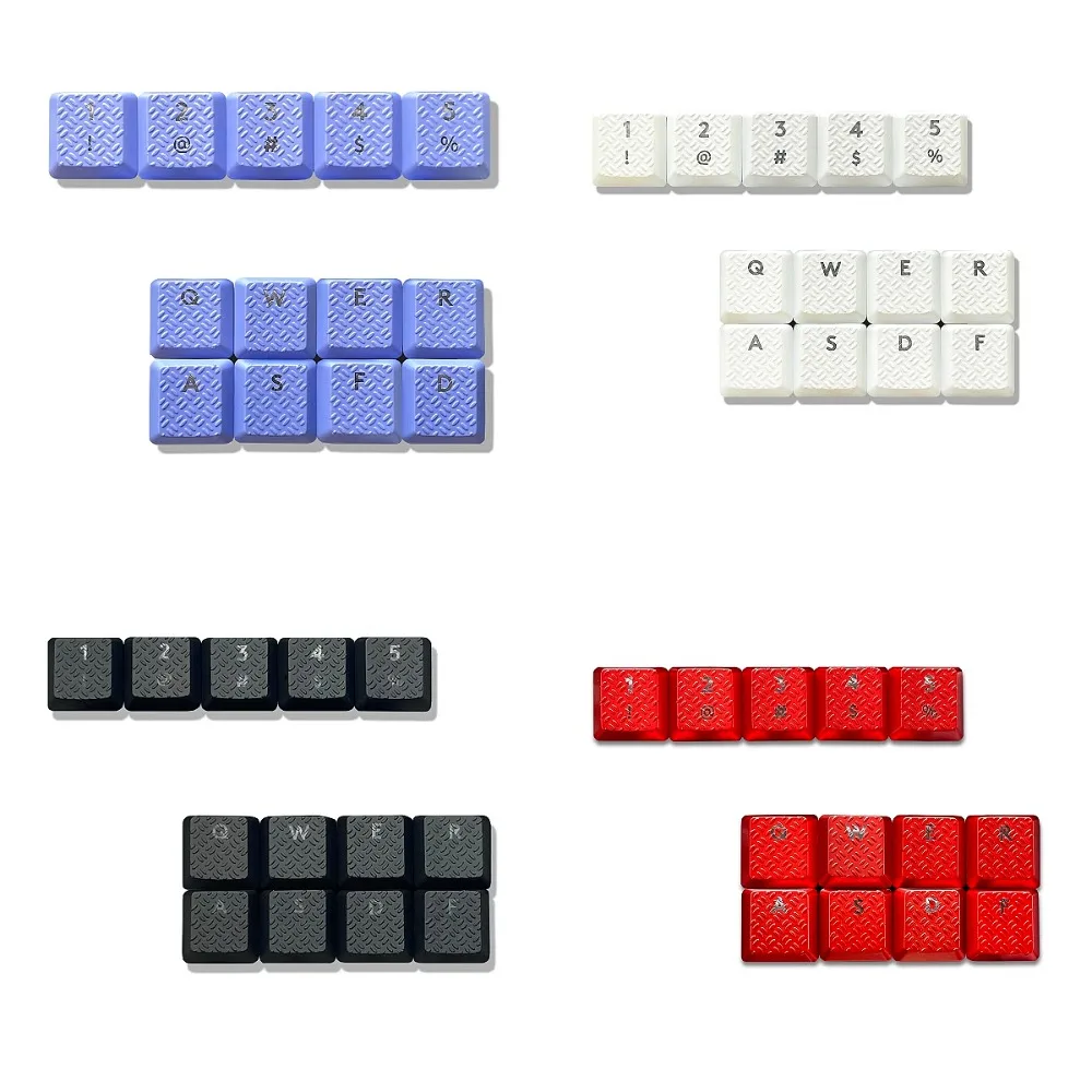 

【Upgrade】Rainbow Keycaps for Logitech G915/G813/G913, Anti-Slip Translucent Shine-Through Keycaps, Original Feel Texture Keycaps