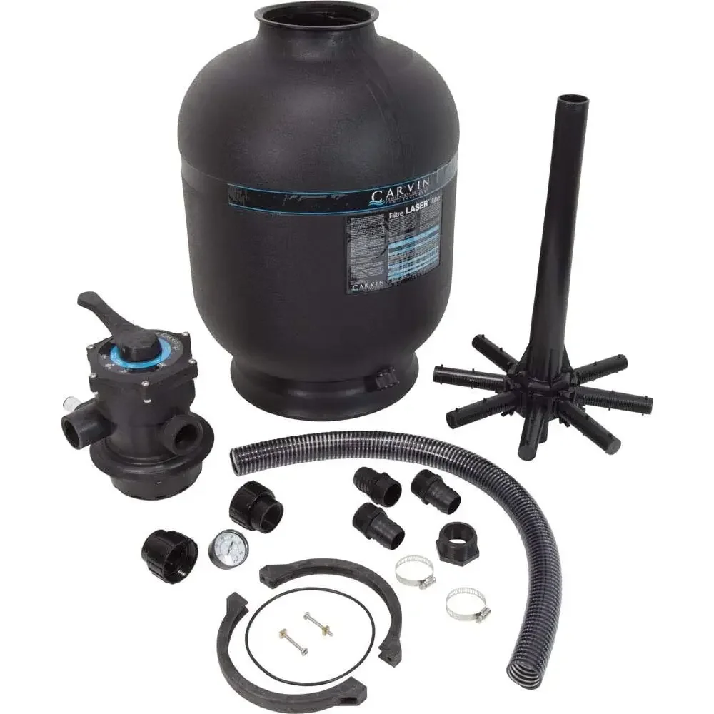 

19 Inch Sand Filter System for Above Ground Pools up to 22,000 Gallons | 200 lbs. Sand Capacity | Tank Only (Pump Not Included)