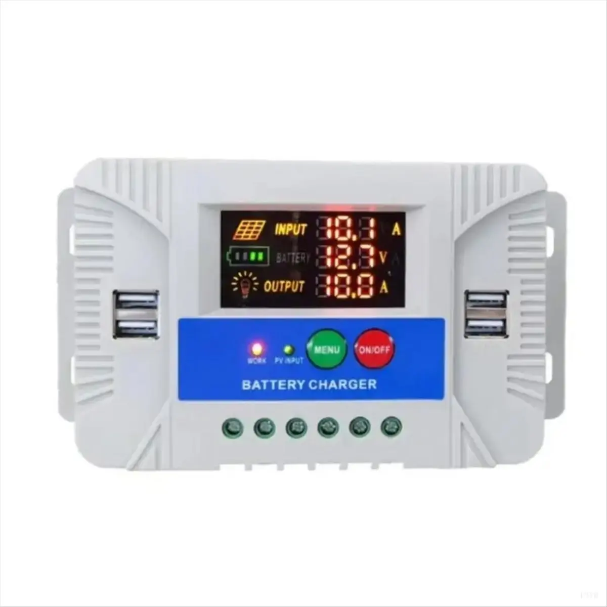 DTD1738-HOT-PWM Solar Controller Adaptive Solar Power Controller with LED Display for Home Outdoor Solution SolarController,B