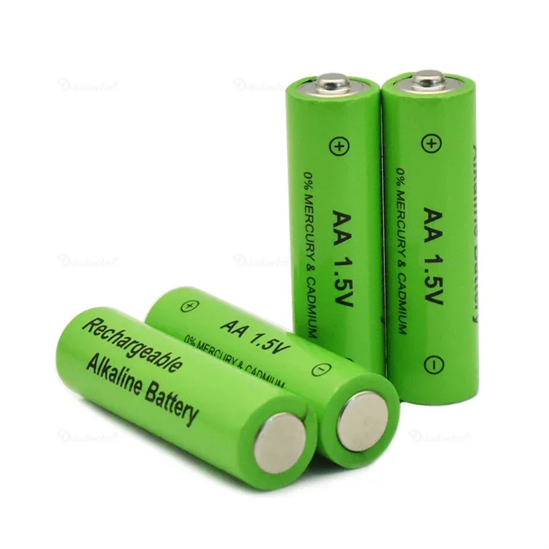 Free Shipping 1.5V AA Battery 4800mAh Rechargeable Battery NI-MH 1.5 V AA Battery for Clocks Mice Computers Toys So On