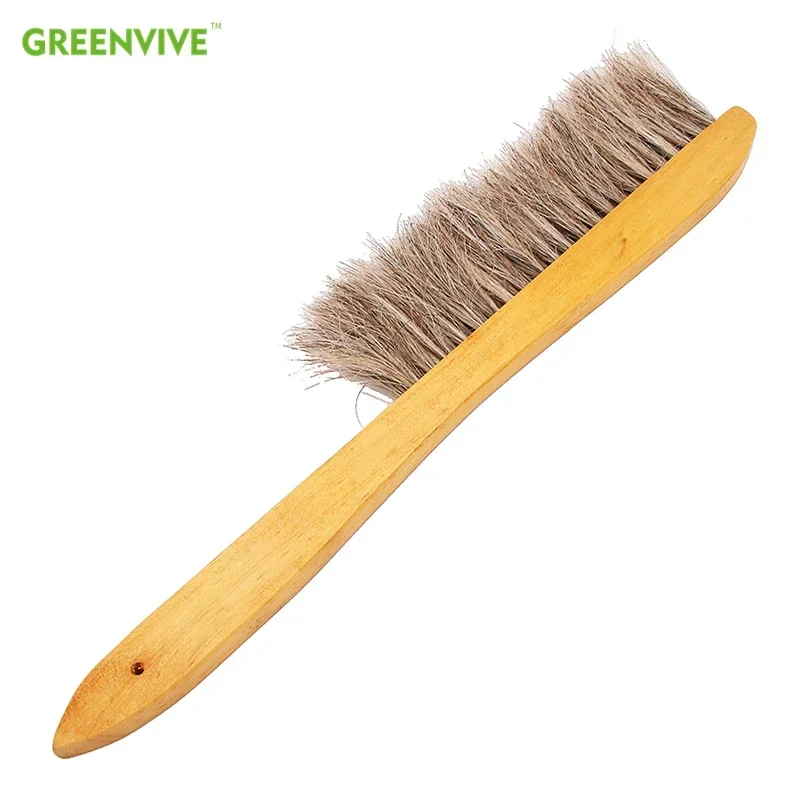 

Beekeeping Bee Brush Three Rows Horsetail Hair Bee Brushes Wasp Bee Sweep Hive Cleaning Brush Honey Brush Beekeeping Equipment