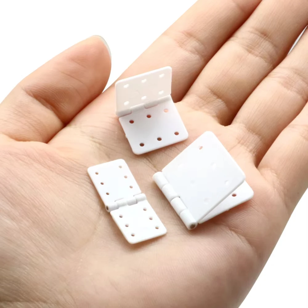 20PCS/Lot Nylon Pinned Hinges 3 Sizes(20x36mm 16x29mm 12x24mm) For RC Airplane Plane Parts Model Replacement